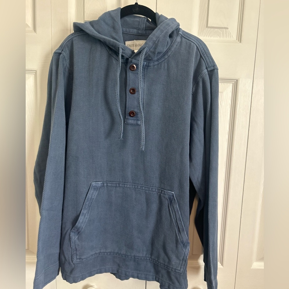 Outerknown Blanket Hoodie | Faded Blue | Size XL | NWT